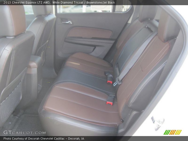 White Diamond Tricoat / Brownstone/Jet Black 2013 Chevrolet Equinox LTZ AWD