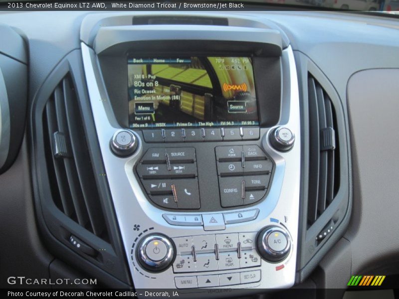 White Diamond Tricoat / Brownstone/Jet Black 2013 Chevrolet Equinox LTZ AWD