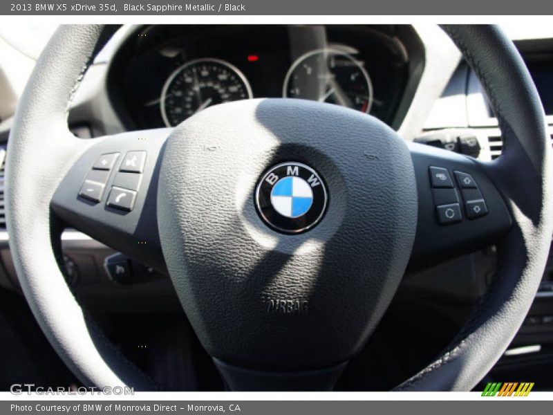 Black Sapphire Metallic / Black 2013 BMW X5 xDrive 35d