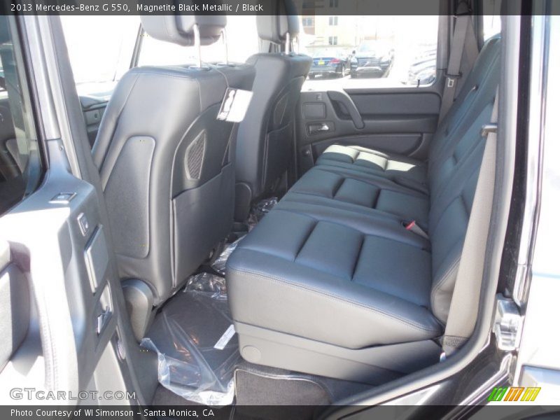 Rear Seat of 2013 G 550