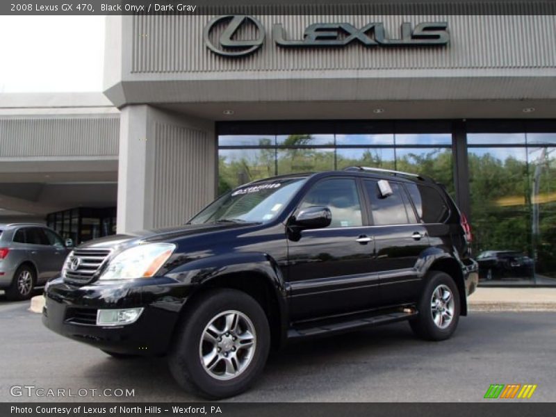 Black Onyx / Dark Gray 2008 Lexus GX 470
