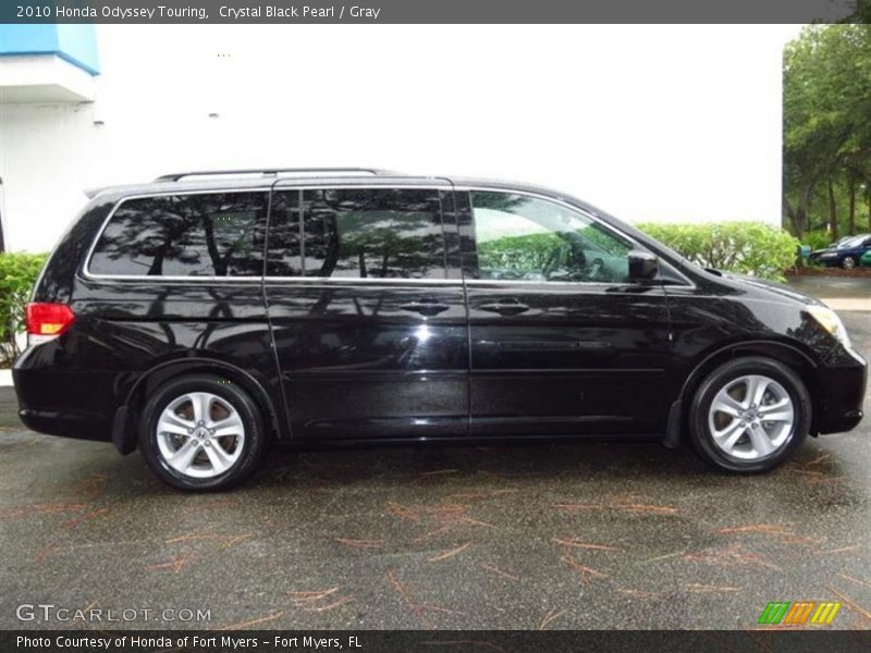 Crystal Black Pearl / Gray 2010 Honda Odyssey Touring