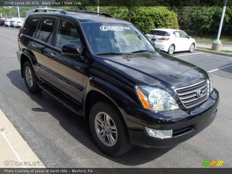 Black Onyx / Dark Gray 2008 Lexus GX 470