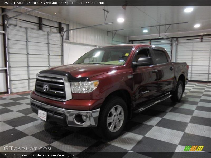 Salsa Red Pearl / Sand Beige 2010 Toyota Tundra SR5 CrewMax