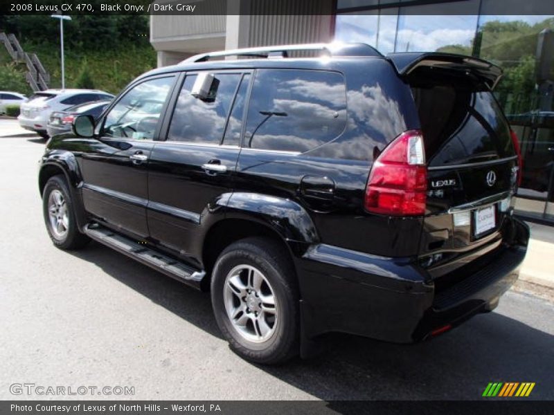 Black Onyx / Dark Gray 2008 Lexus GX 470