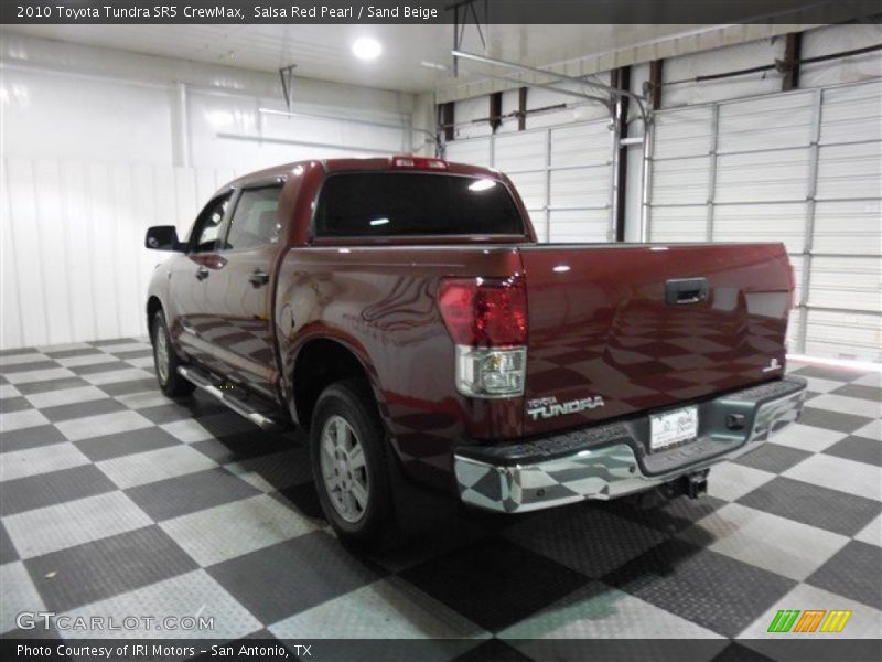 Salsa Red Pearl / Sand Beige 2010 Toyota Tundra SR5 CrewMax