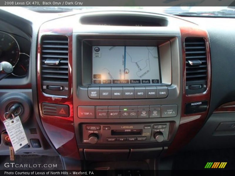 Black Onyx / Dark Gray 2008 Lexus GX 470