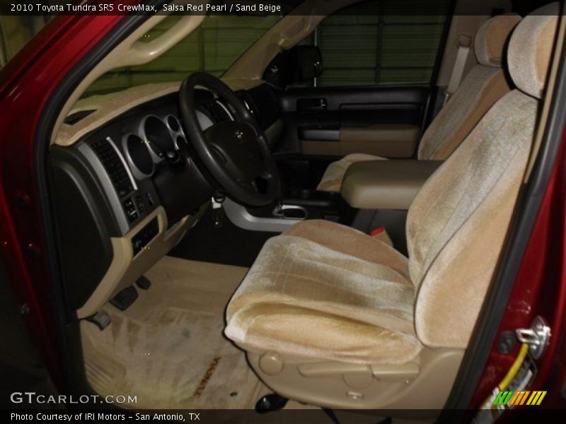 Salsa Red Pearl / Sand Beige 2010 Toyota Tundra SR5 CrewMax