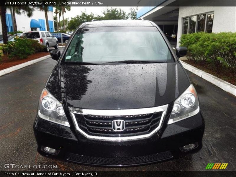 Crystal Black Pearl / Gray 2010 Honda Odyssey Touring