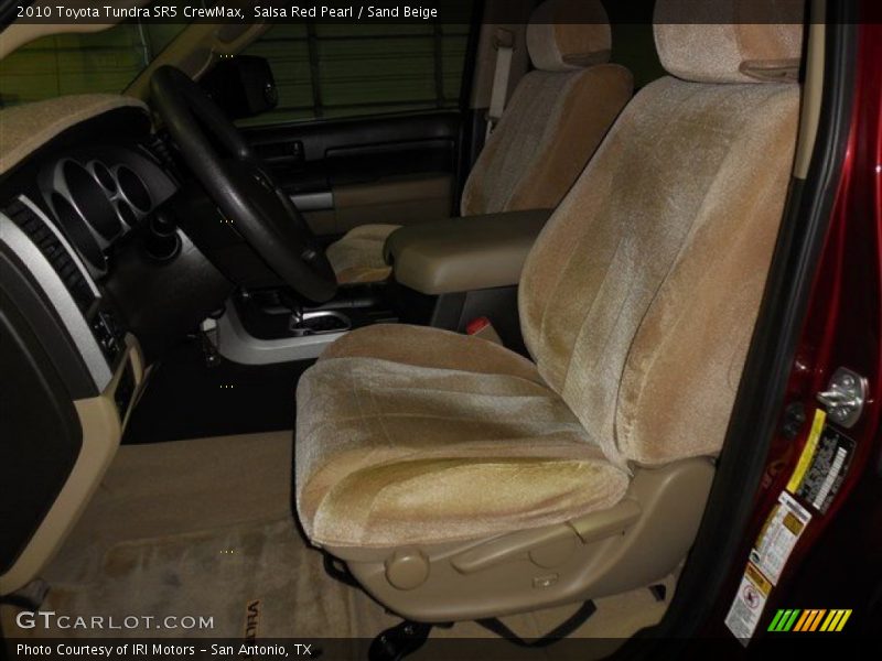 Salsa Red Pearl / Sand Beige 2010 Toyota Tundra SR5 CrewMax