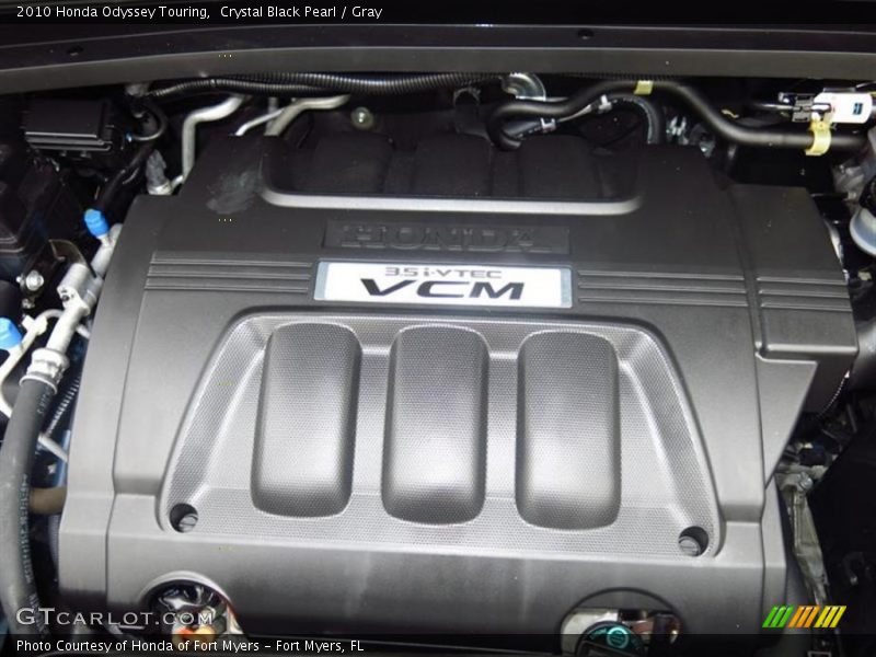 Crystal Black Pearl / Gray 2010 Honda Odyssey Touring