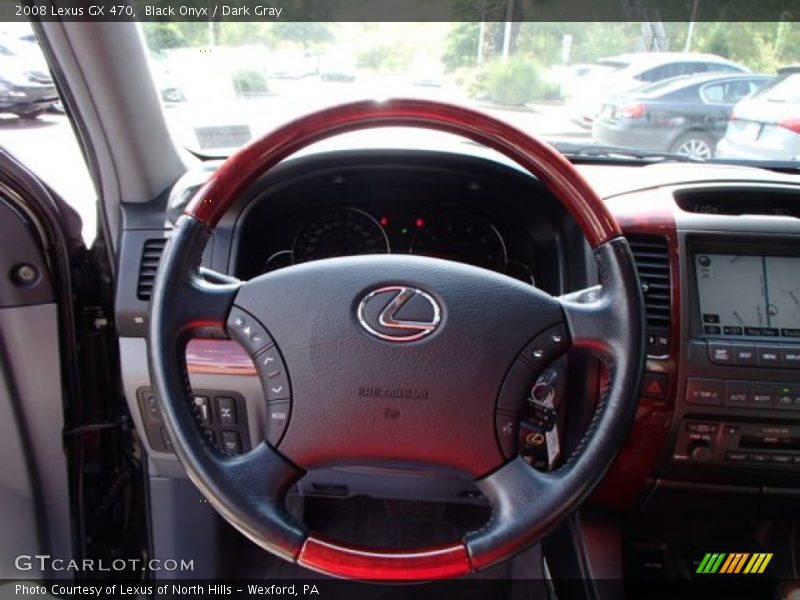 Black Onyx / Dark Gray 2008 Lexus GX 470