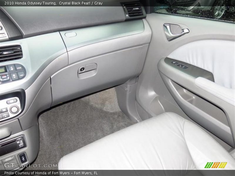 Crystal Black Pearl / Gray 2010 Honda Odyssey Touring