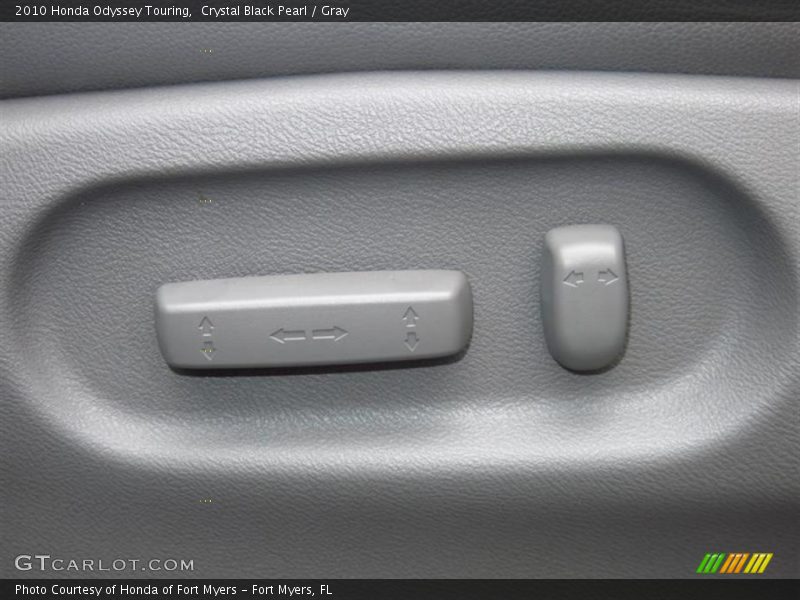 Crystal Black Pearl / Gray 2010 Honda Odyssey Touring