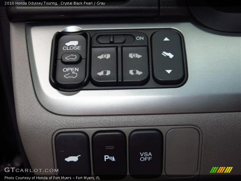 Crystal Black Pearl / Gray 2010 Honda Odyssey Touring