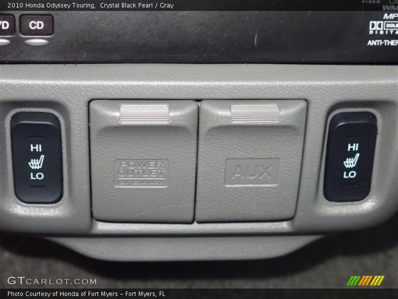 Crystal Black Pearl / Gray 2010 Honda Odyssey Touring