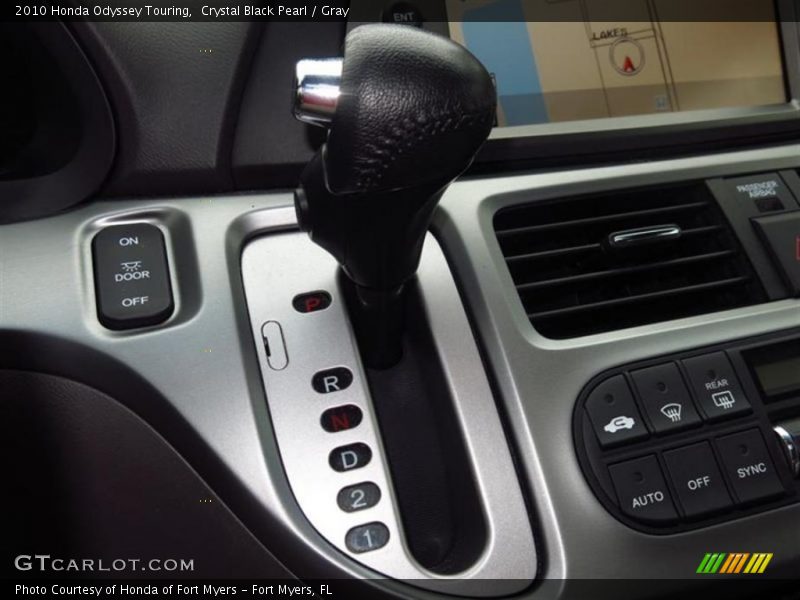 Crystal Black Pearl / Gray 2010 Honda Odyssey Touring