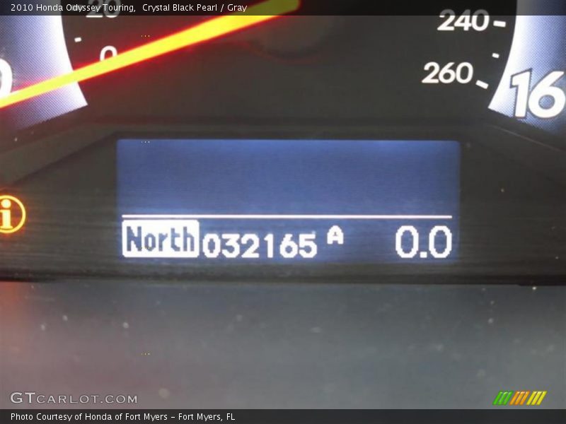 Crystal Black Pearl / Gray 2010 Honda Odyssey Touring