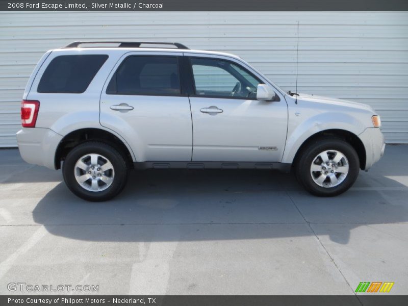 Silver Metallic / Charcoal 2008 Ford Escape Limited
