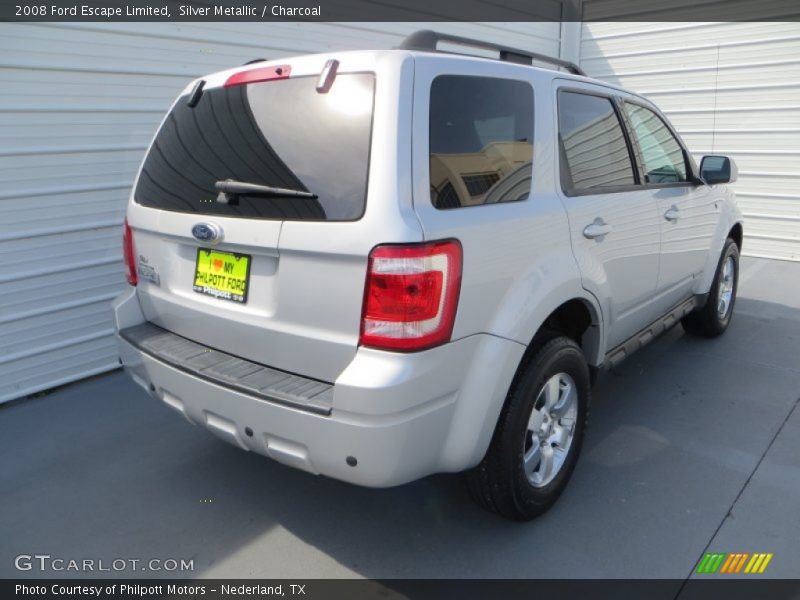 Silver Metallic / Charcoal 2008 Ford Escape Limited