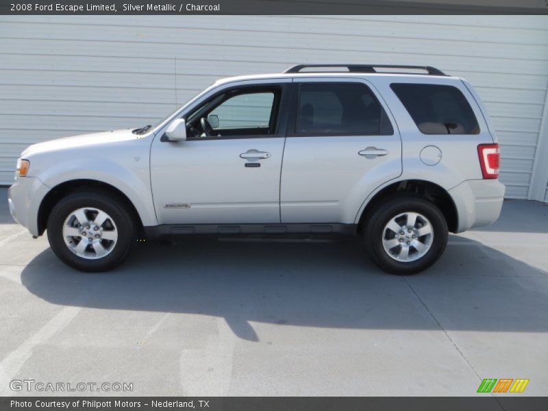 Silver Metallic / Charcoal 2008 Ford Escape Limited