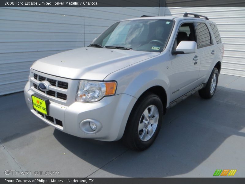 Silver Metallic / Charcoal 2008 Ford Escape Limited