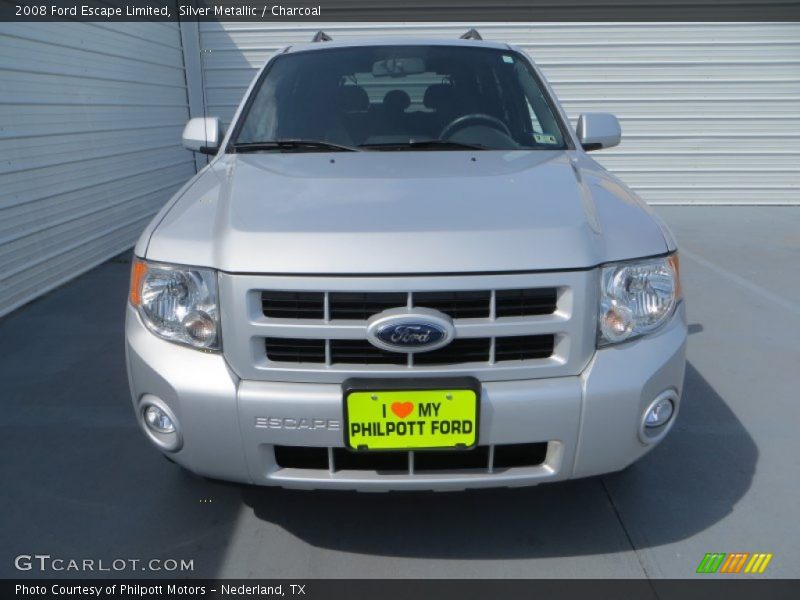 Silver Metallic / Charcoal 2008 Ford Escape Limited
