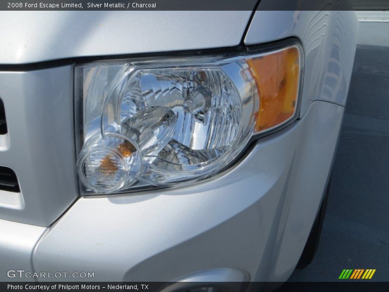 Silver Metallic / Charcoal 2008 Ford Escape Limited