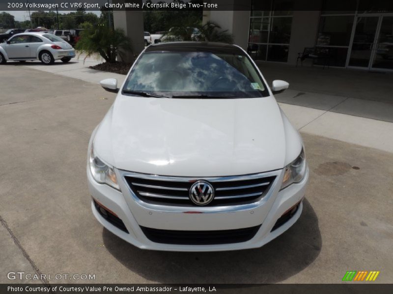 Candy White / Cornsilk Beige Two-Tone 2009 Volkswagen CC VR6 Sport