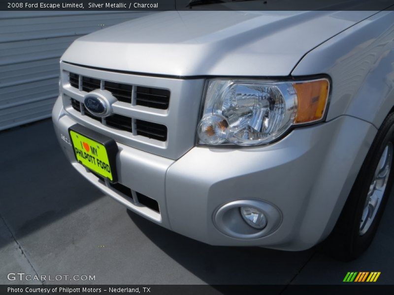 Silver Metallic / Charcoal 2008 Ford Escape Limited
