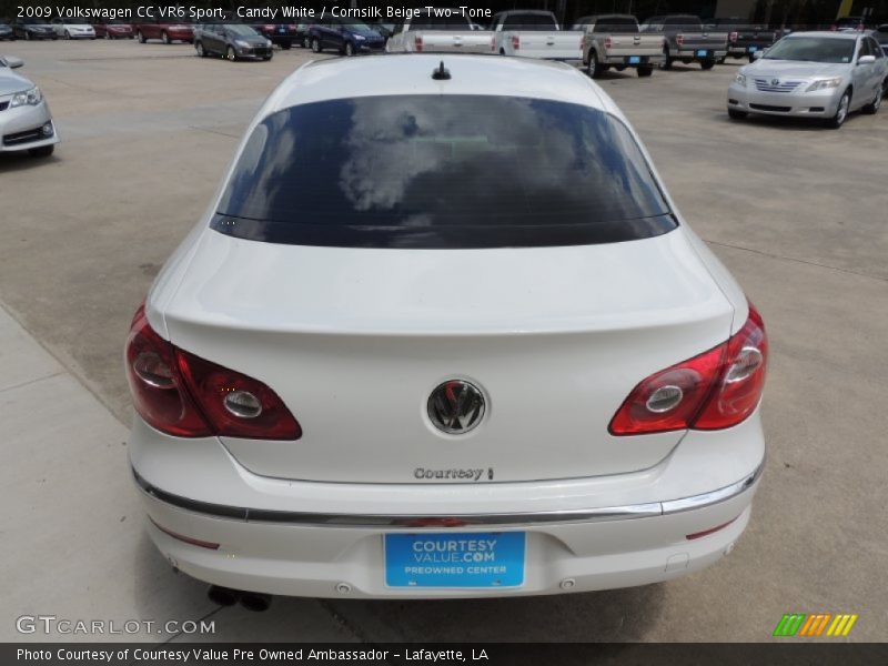 Candy White / Cornsilk Beige Two-Tone 2009 Volkswagen CC VR6 Sport