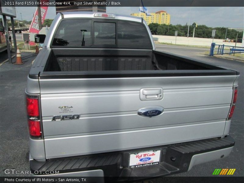 Ingot Silver Metallic / Black 2011 Ford F150 FX4 SuperCrew 4x4