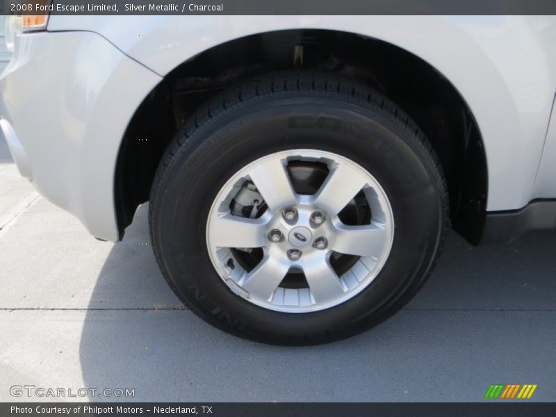 Silver Metallic / Charcoal 2008 Ford Escape Limited