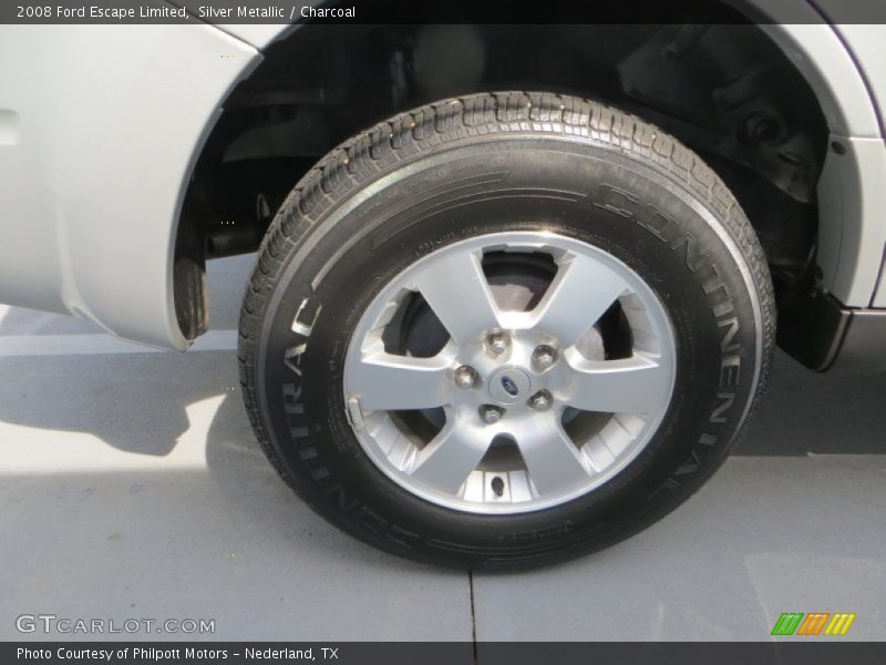 Silver Metallic / Charcoal 2008 Ford Escape Limited
