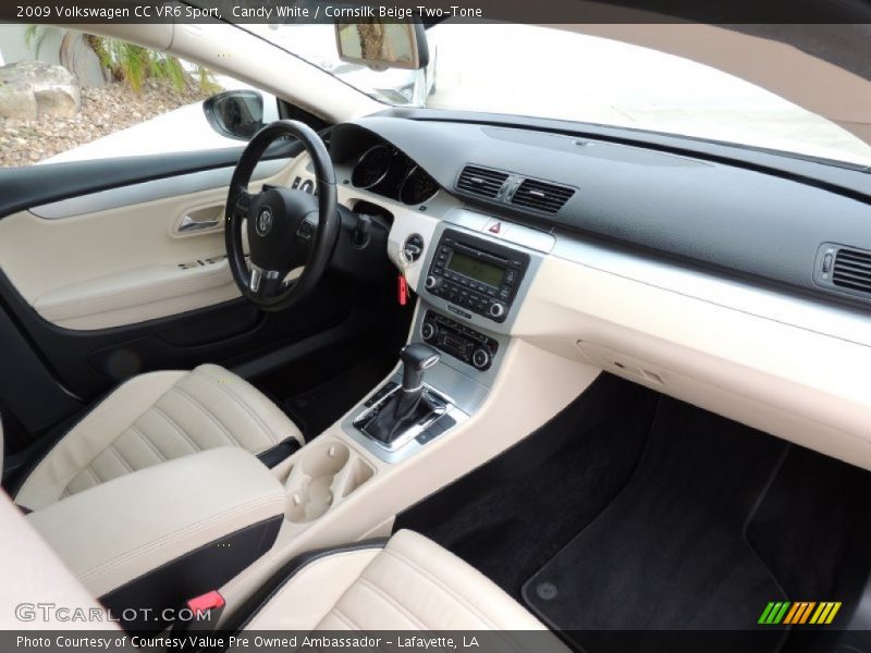 Candy White / Cornsilk Beige Two-Tone 2009 Volkswagen CC VR6 Sport