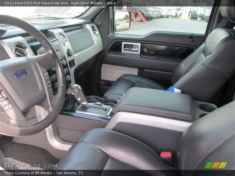 Ingot Silver Metallic / Black 2011 Ford F150 FX4 SuperCrew 4x4