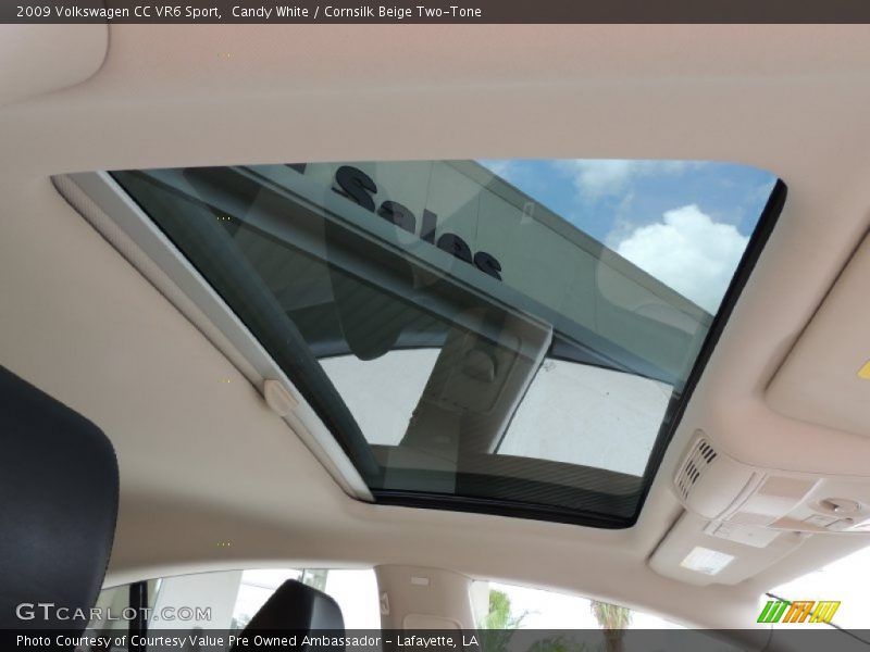 Candy White / Cornsilk Beige Two-Tone 2009 Volkswagen CC VR6 Sport
