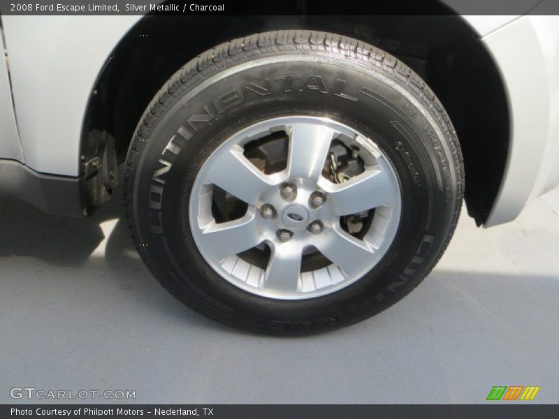 Silver Metallic / Charcoal 2008 Ford Escape Limited