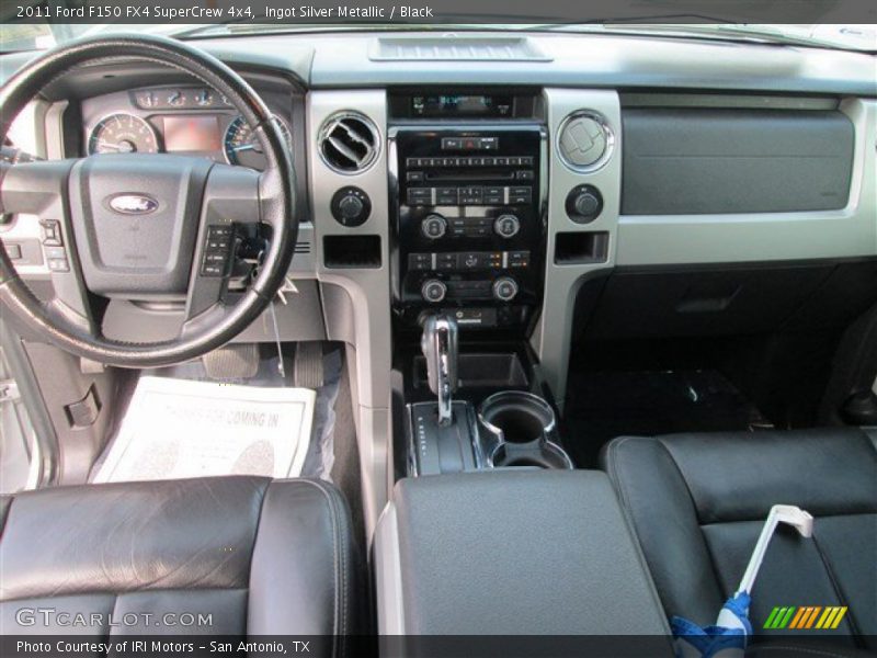 Ingot Silver Metallic / Black 2011 Ford F150 FX4 SuperCrew 4x4