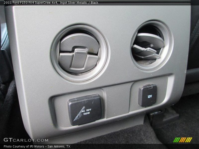 Ingot Silver Metallic / Black 2011 Ford F150 FX4 SuperCrew 4x4