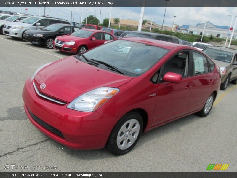 Barcelona Red Metallic / Dark Gray 2009 Toyota Prius Hybrid