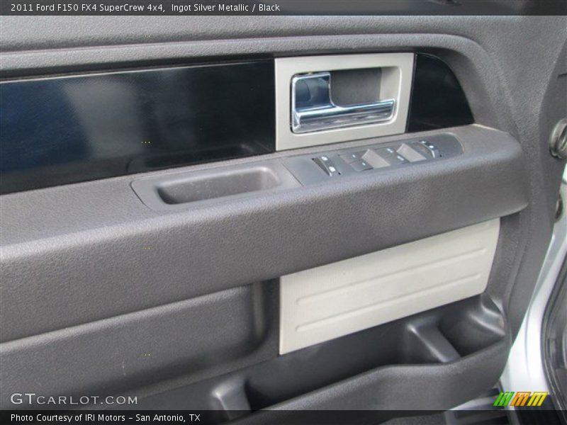 Ingot Silver Metallic / Black 2011 Ford F150 FX4 SuperCrew 4x4