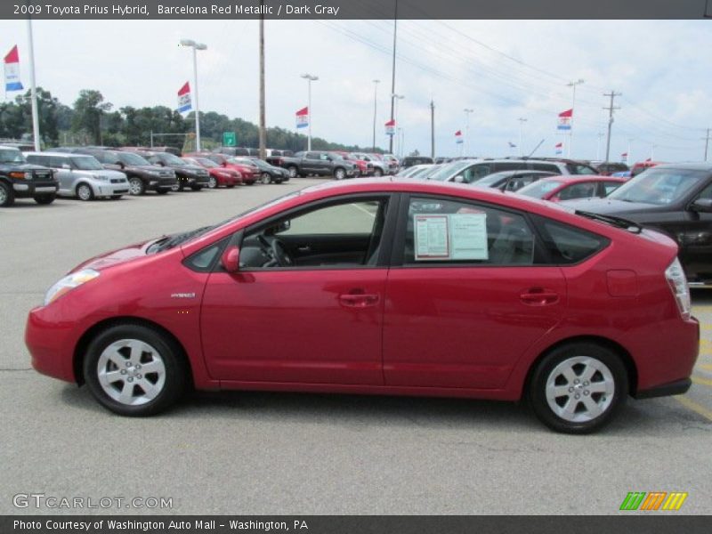 Barcelona Red Metallic / Dark Gray 2009 Toyota Prius Hybrid