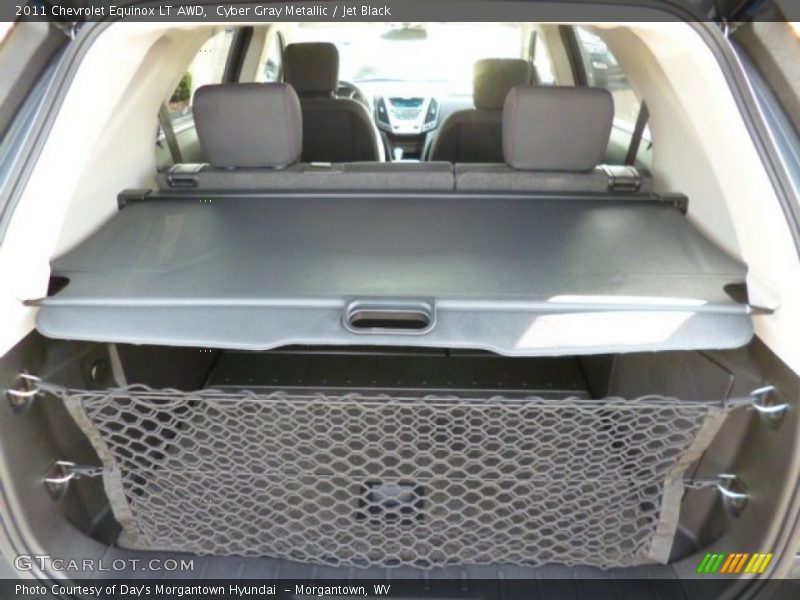 Cyber Gray Metallic / Jet Black 2011 Chevrolet Equinox LT AWD