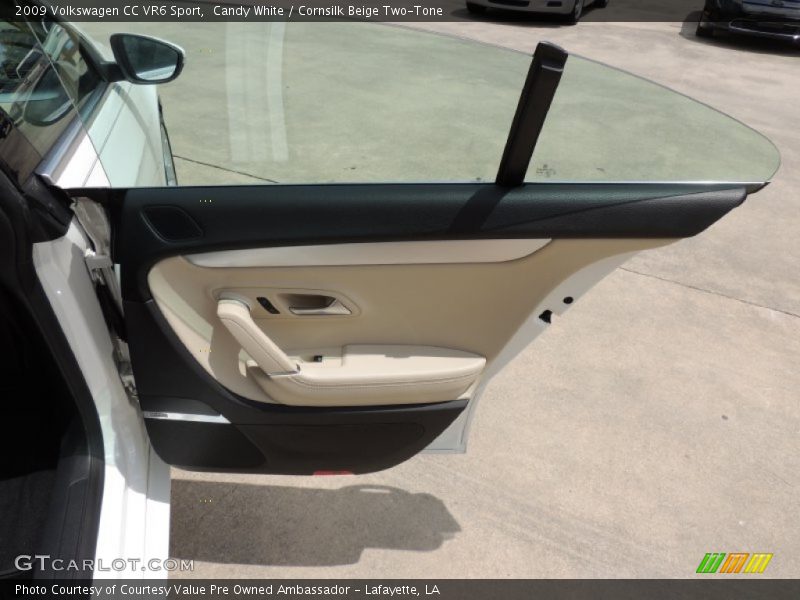 Candy White / Cornsilk Beige Two-Tone 2009 Volkswagen CC VR6 Sport