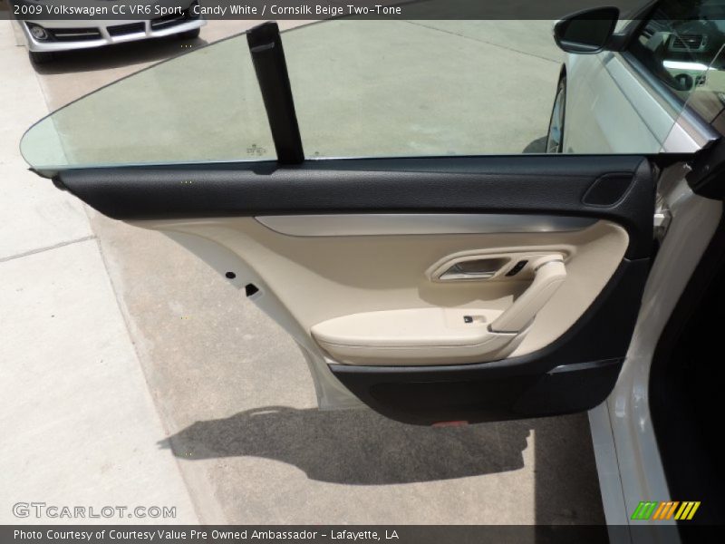 Candy White / Cornsilk Beige Two-Tone 2009 Volkswagen CC VR6 Sport