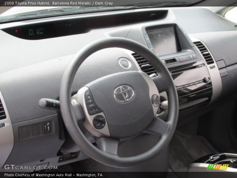 Barcelona Red Metallic / Dark Gray 2009 Toyota Prius Hybrid