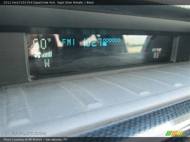 Ingot Silver Metallic / Black 2011 Ford F150 FX4 SuperCrew 4x4