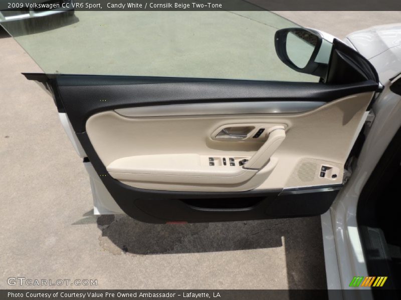 Candy White / Cornsilk Beige Two-Tone 2009 Volkswagen CC VR6 Sport