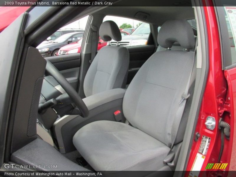 Barcelona Red Metallic / Dark Gray 2009 Toyota Prius Hybrid